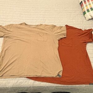 Eddie Bauer Hemplify Pocket Ts. Quantity 2